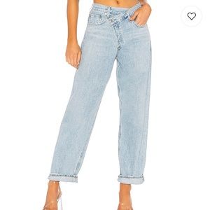 AGOLDE CRISS CROSS JEANS UPSIZED CRISS CRISS JEANS LIKE New!!! suburbia wash